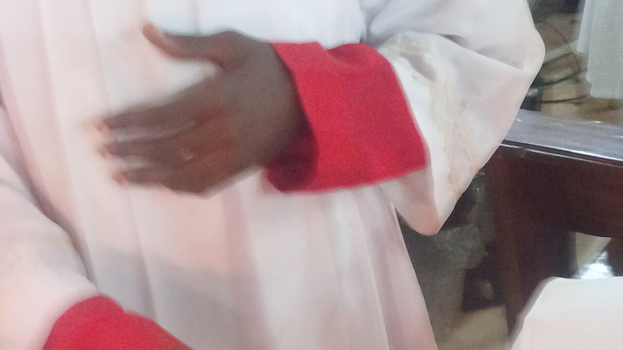 Altar Server Lighting the Candle