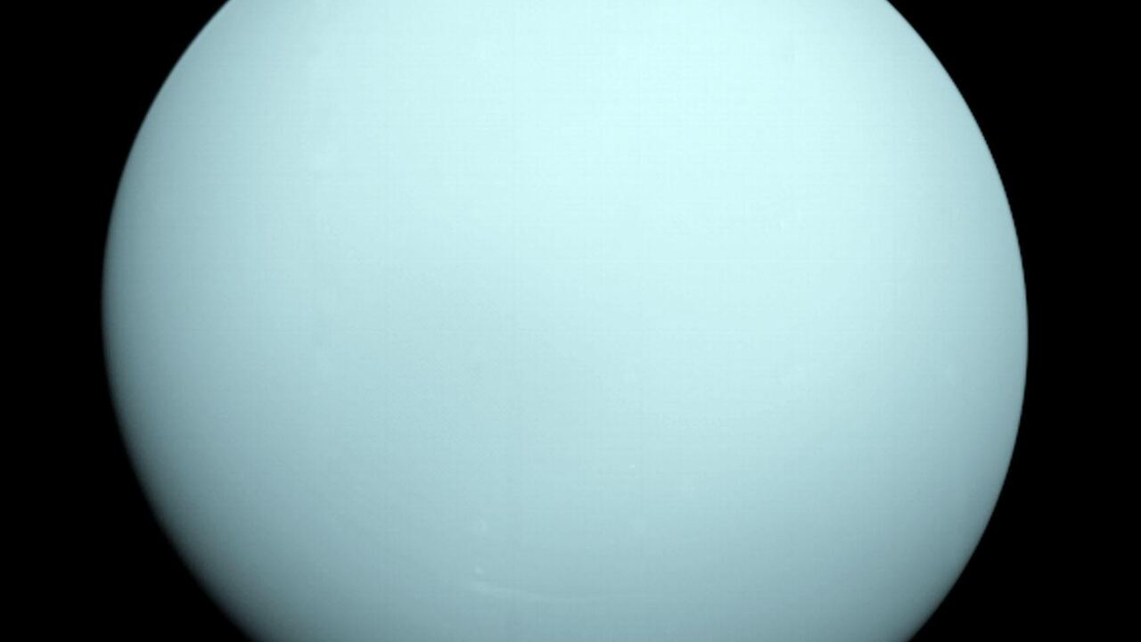 Uranus as seen by NASA Voyager 2